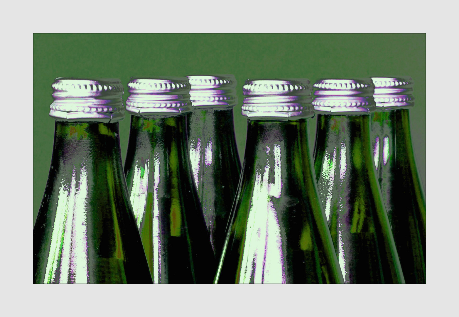 Grüne Flaschen