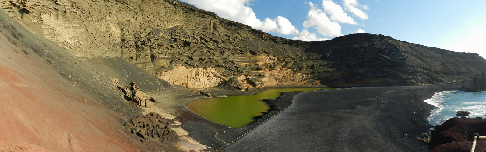 Grüne Lagune El Gölfo auf Lanzarote