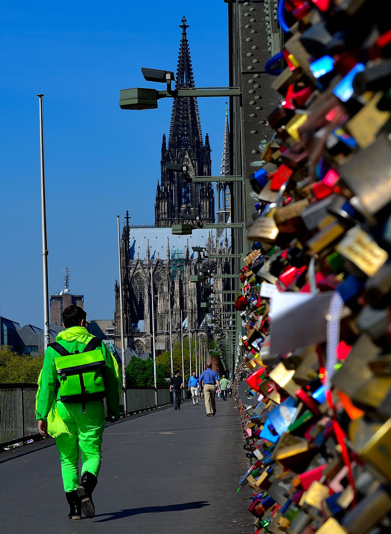 "Grüne Männchen in Köln"