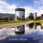 Grüne Mitte in Essen mit dem Limbecker Platz, der Funke Mediengruppe und dem Colosseum