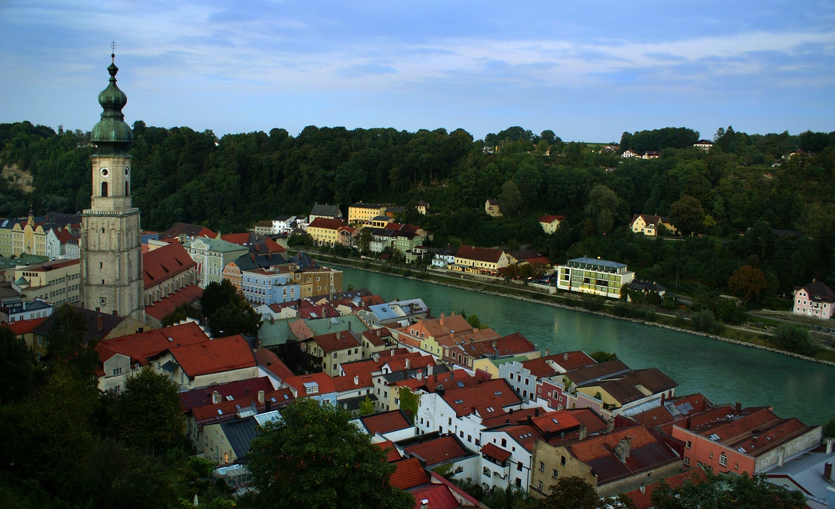 grüne Salzach