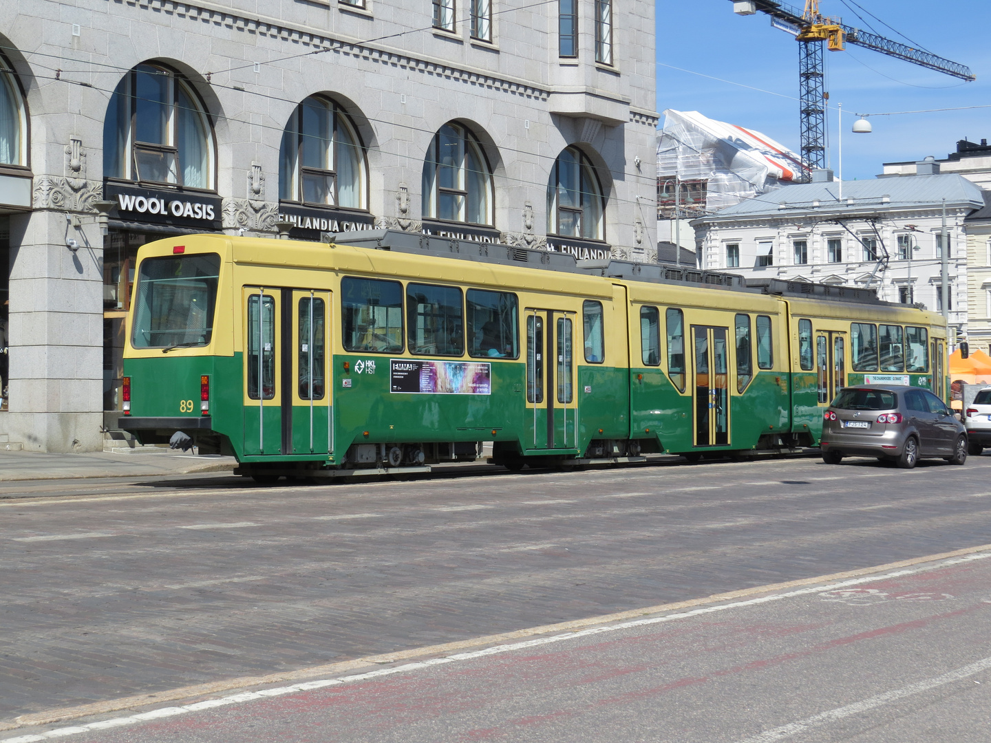 Grüne Strassenbahn