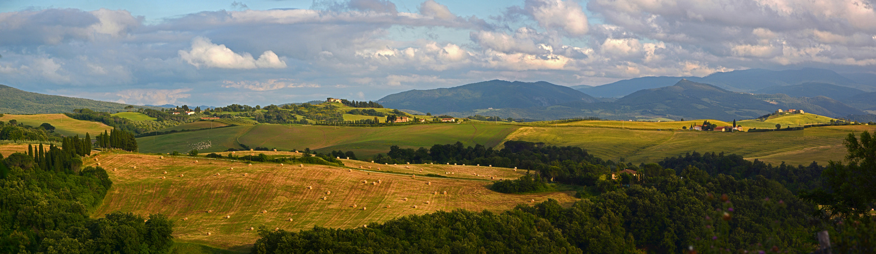 Grüne Toskana bei Volterra