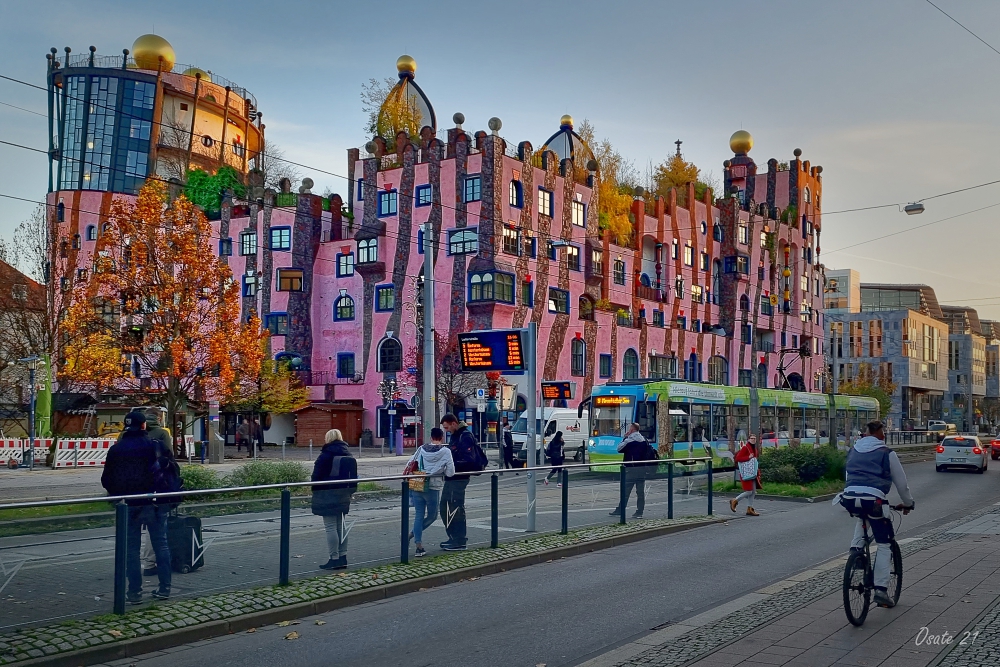 Grüne Zitadelle von Magdeburg...