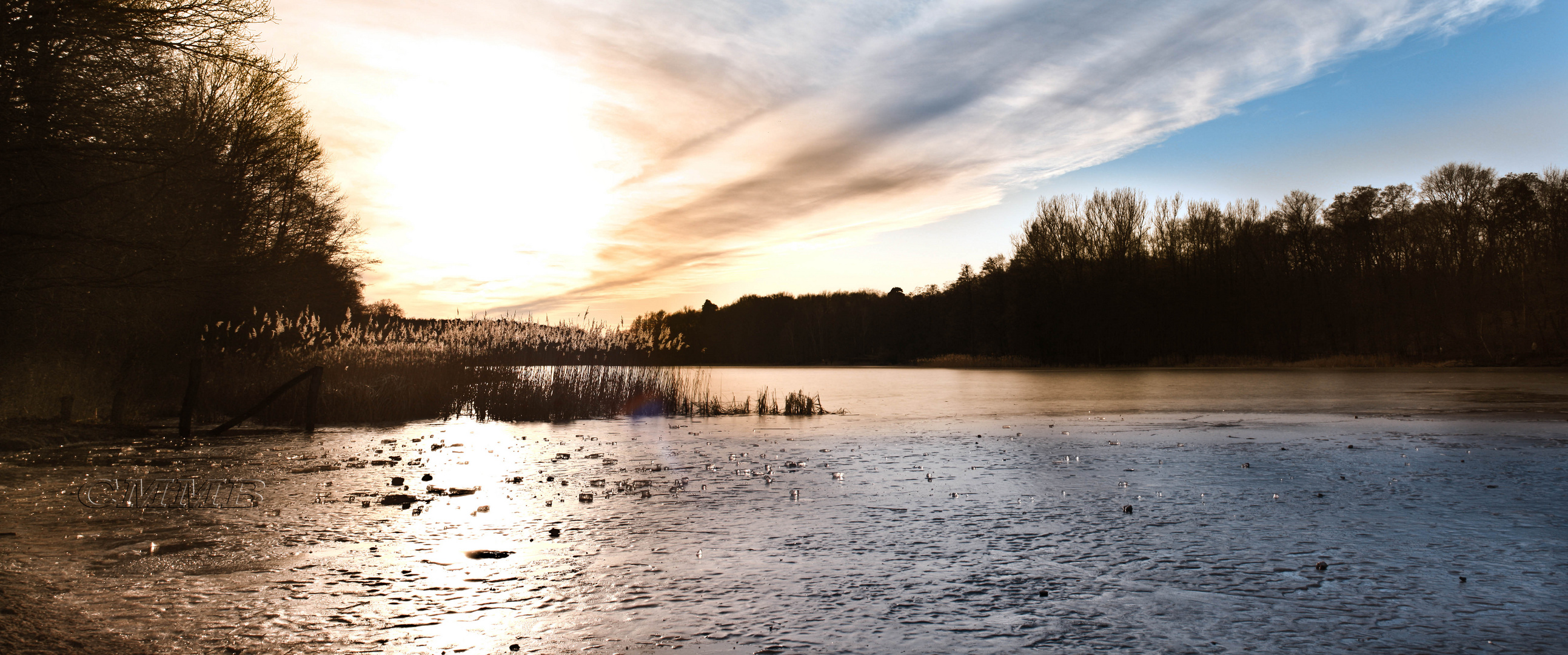 Grünebaldsee in Winter