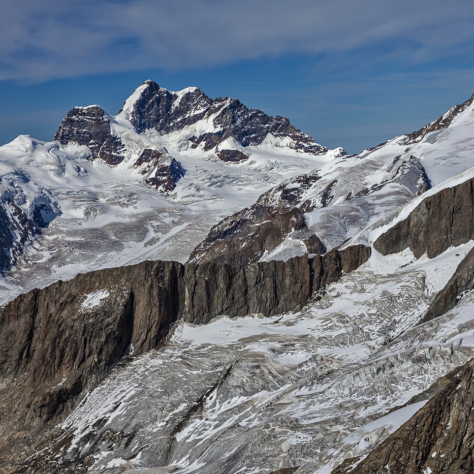 Grüneggfirn vor Jungfraumassiv