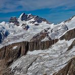 Grüneggfirn vor Jungfraumassiv