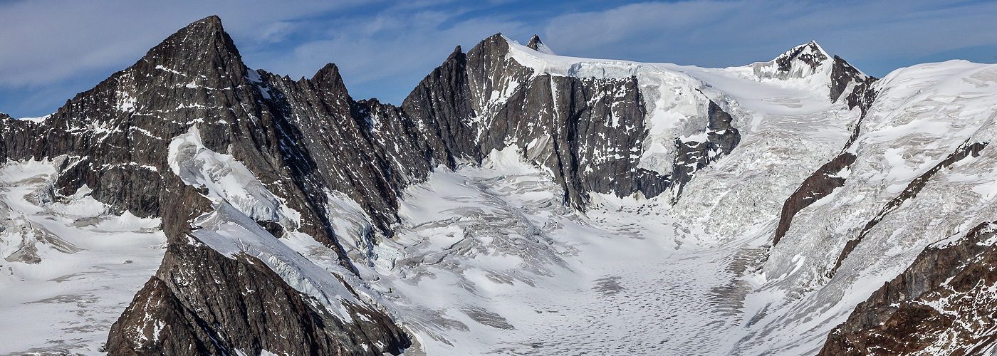 Grünegghorn-Fieschergletscher-Fiescherhorn