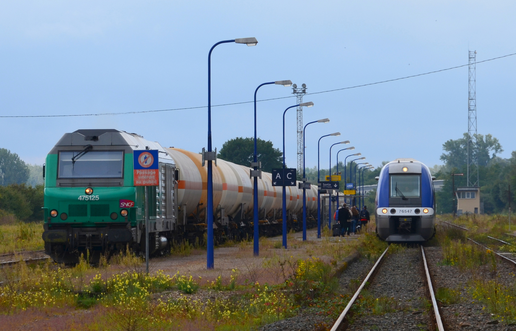 Grüner Bahnhof