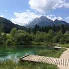 Grüner Bergsee