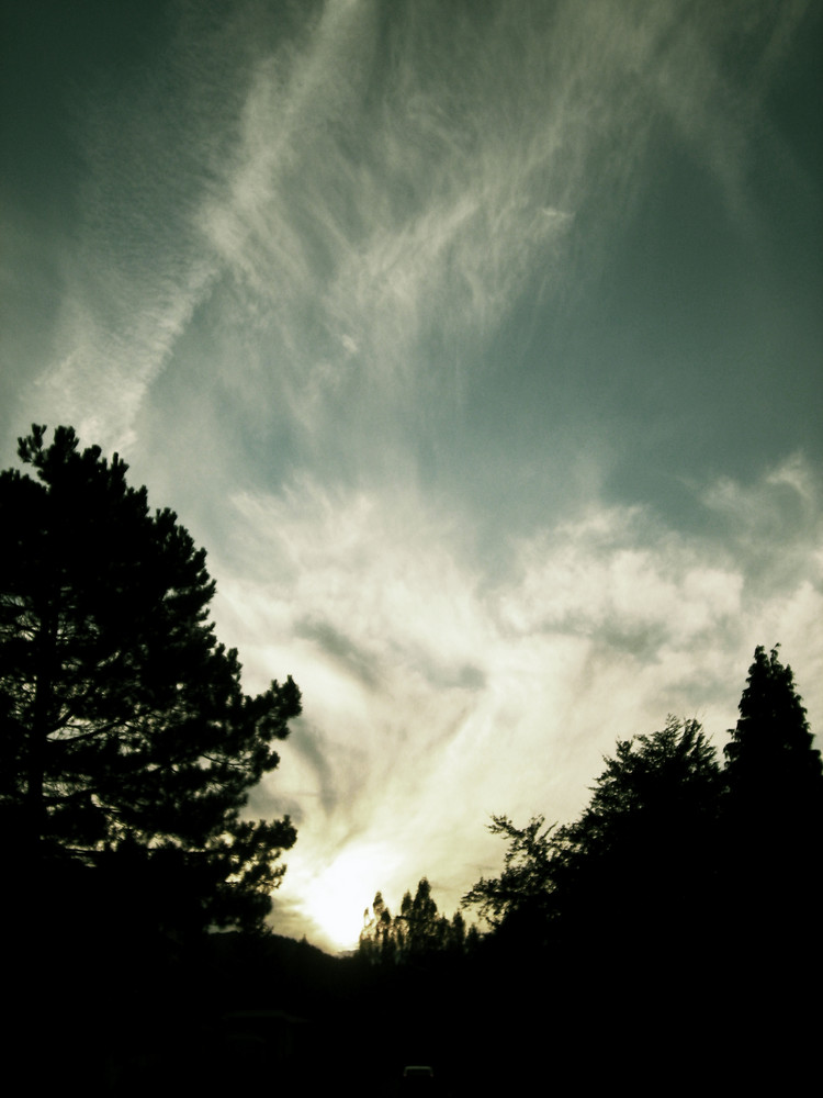 Grüner Himmel