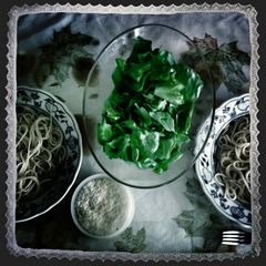 grüner Salat.