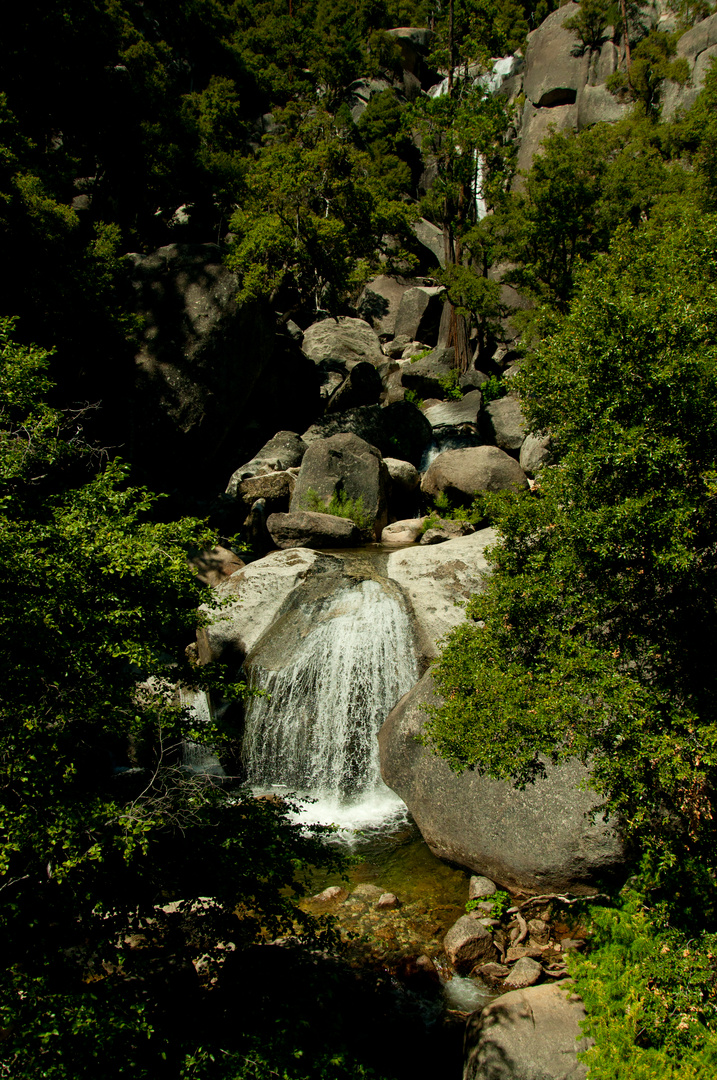 grüner Wasserfall