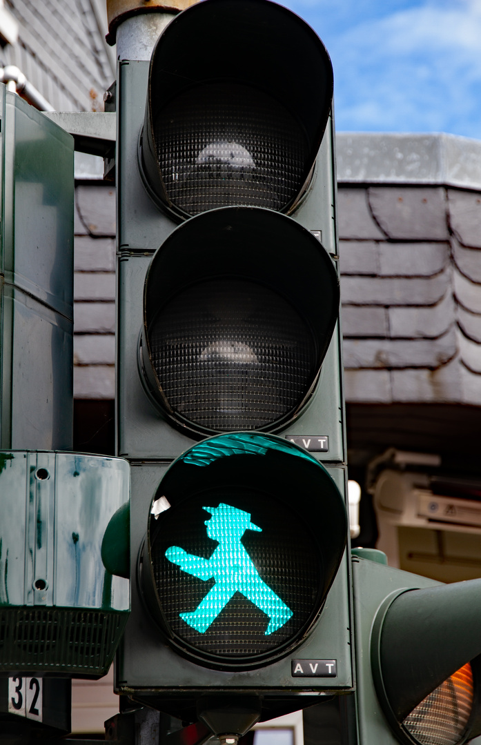 Grünes Ampelmännchen