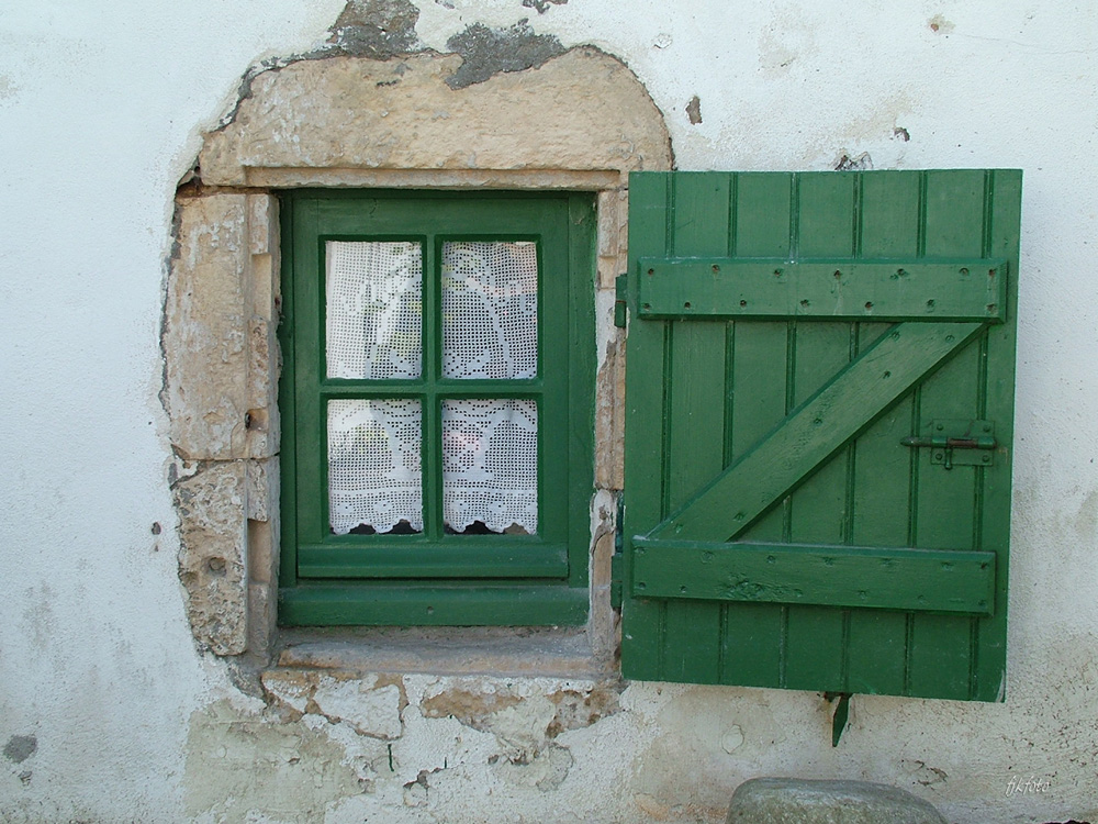 Grünes Fenster