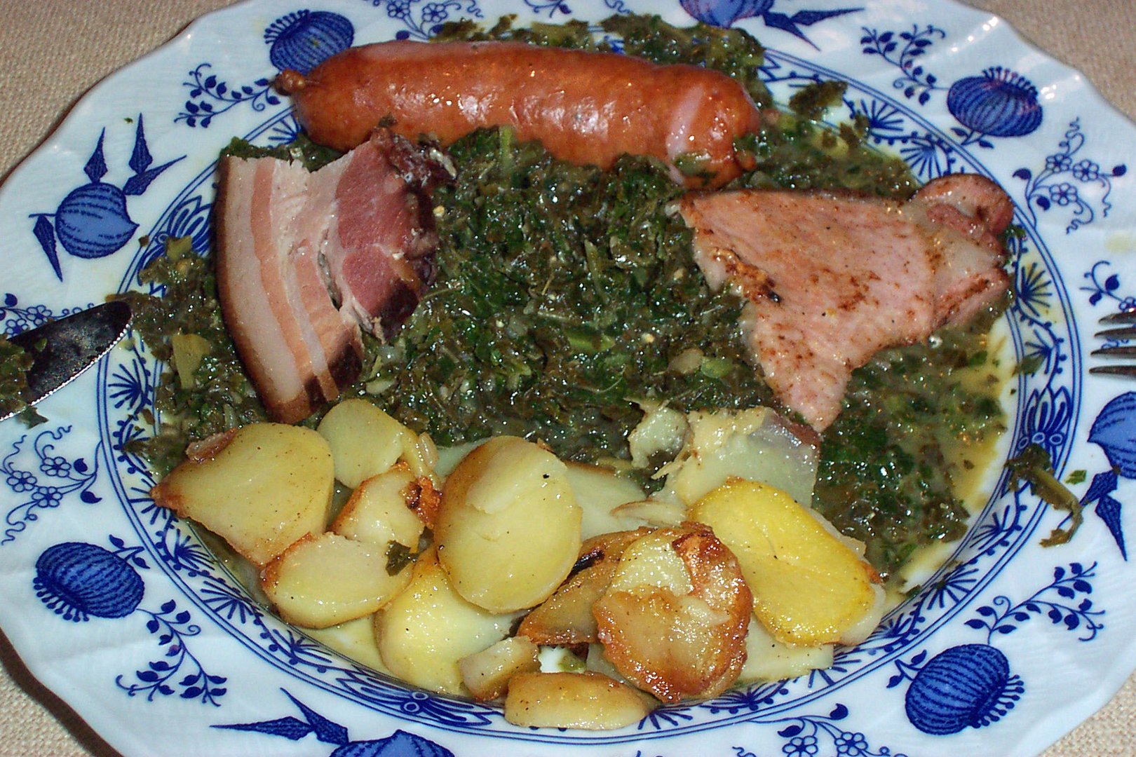 Grünkohl mit Pinkel