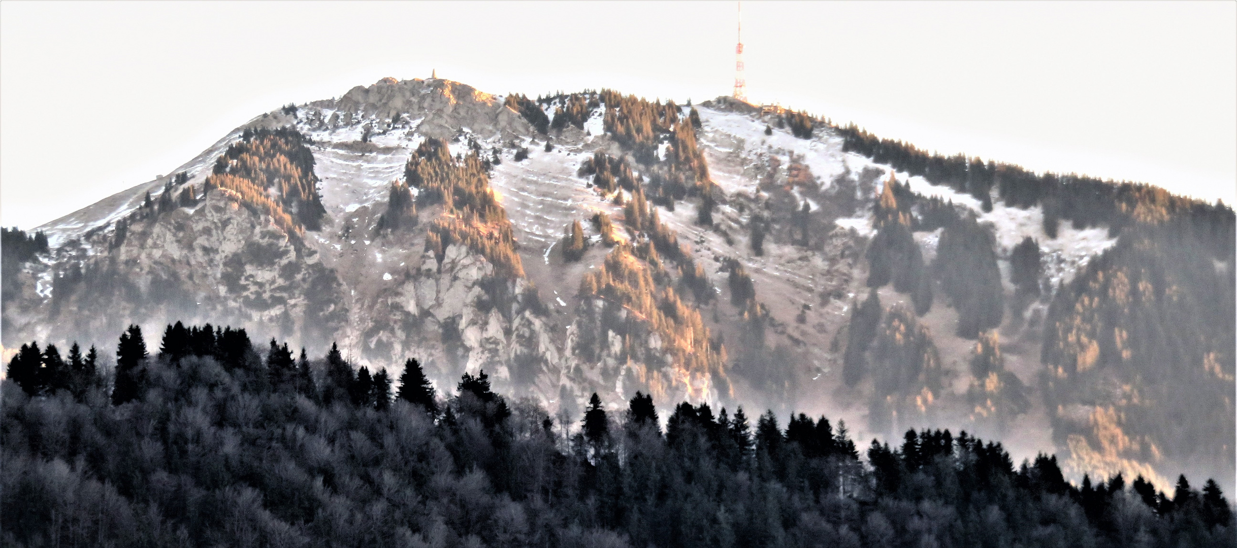 Grünten im Abendlicht