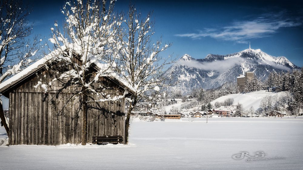 Grünten im Winter