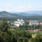Grüssau, Kloster vom Annaberg aus gesehen, 2007