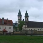 Grüssau, Klosterkirche 2007, vom Busparkplatz aus