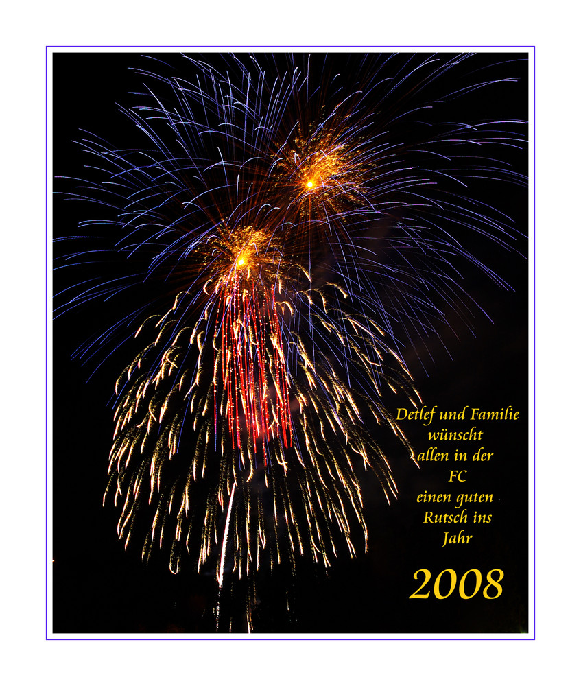 Grüße und Wünsche zum neuen Jahr (Siehe Text unten) Foto & Bild