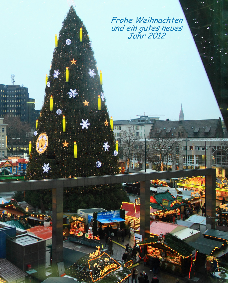 Grüße vom Weihnachtsmarkt in Dortmund