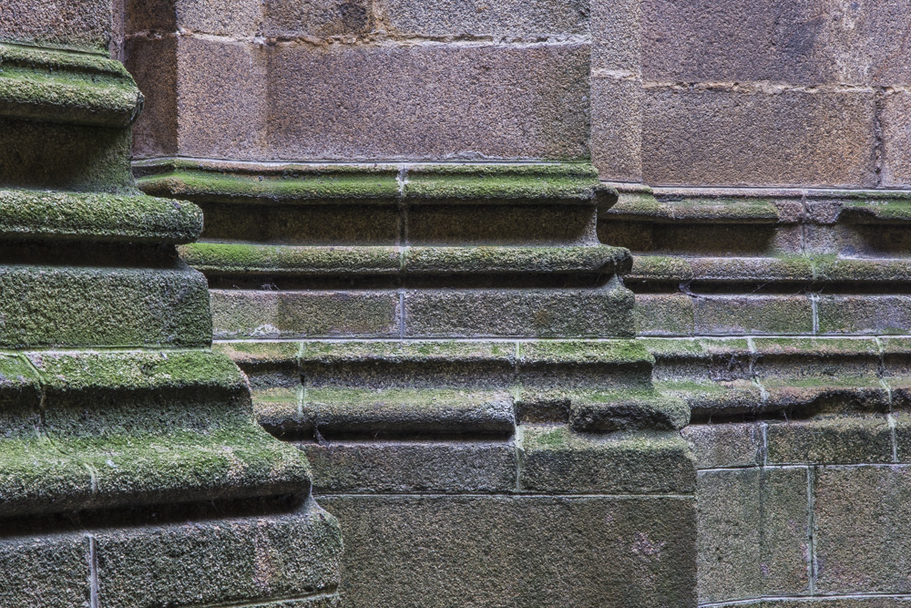 Grundfeste der Klosteranlage Le Mont-Saint-Michel