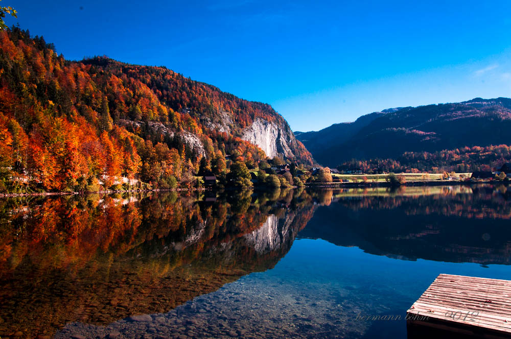 Grundlsee Gößl im Herbst