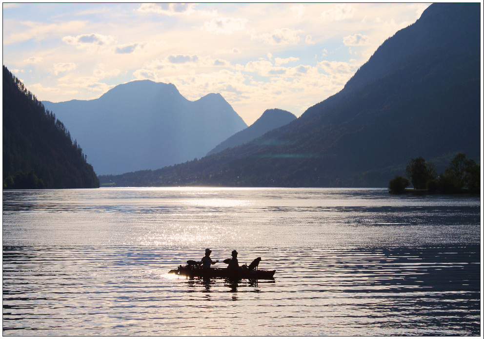 Grundlsee mit Hund