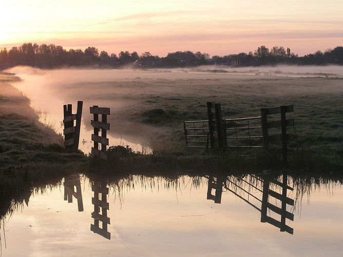 Grundnebel und Morgenrood