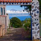 Grundstückseinfahrt mit Blick auf den Teide