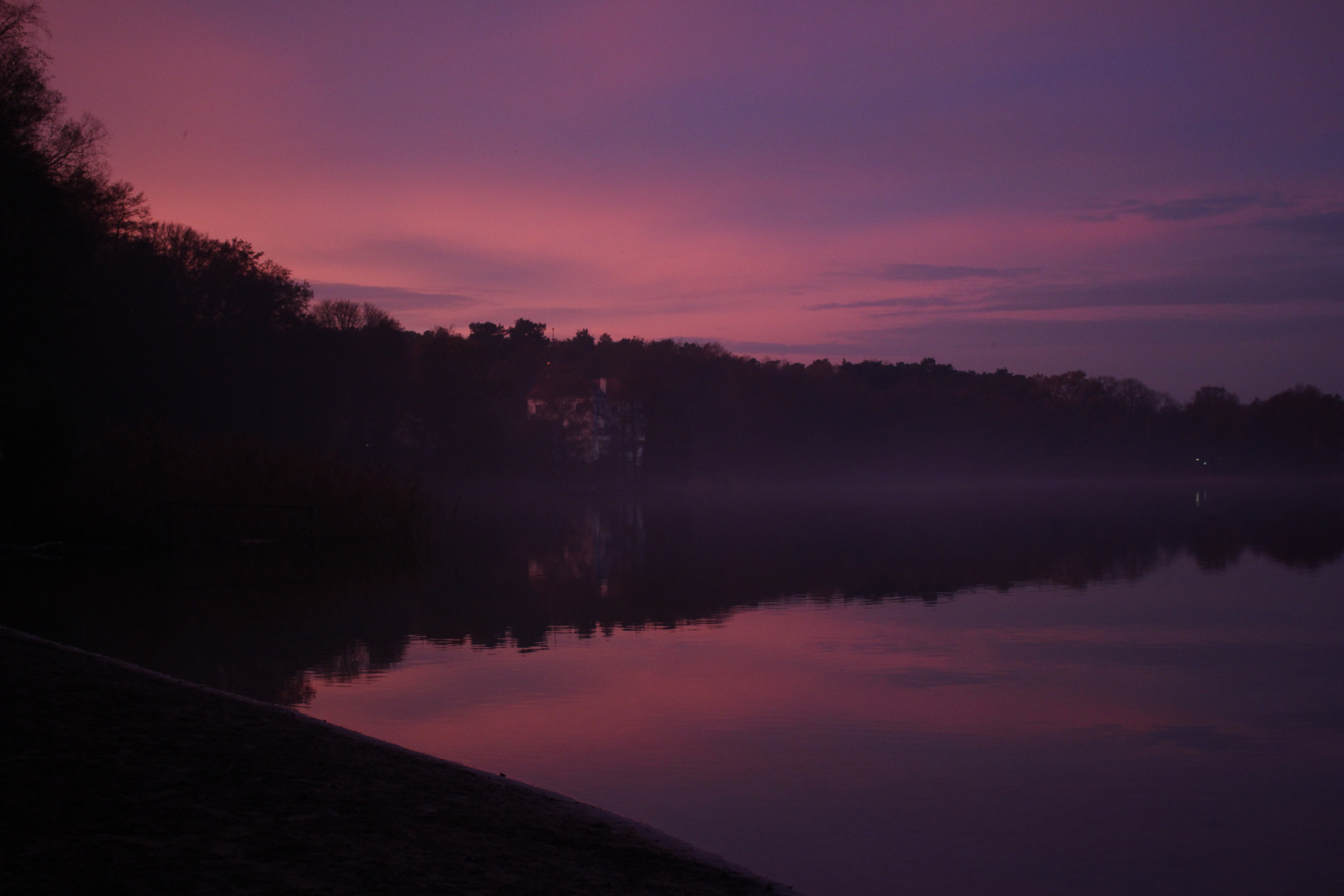 Grunewaldsee im Morgenrot