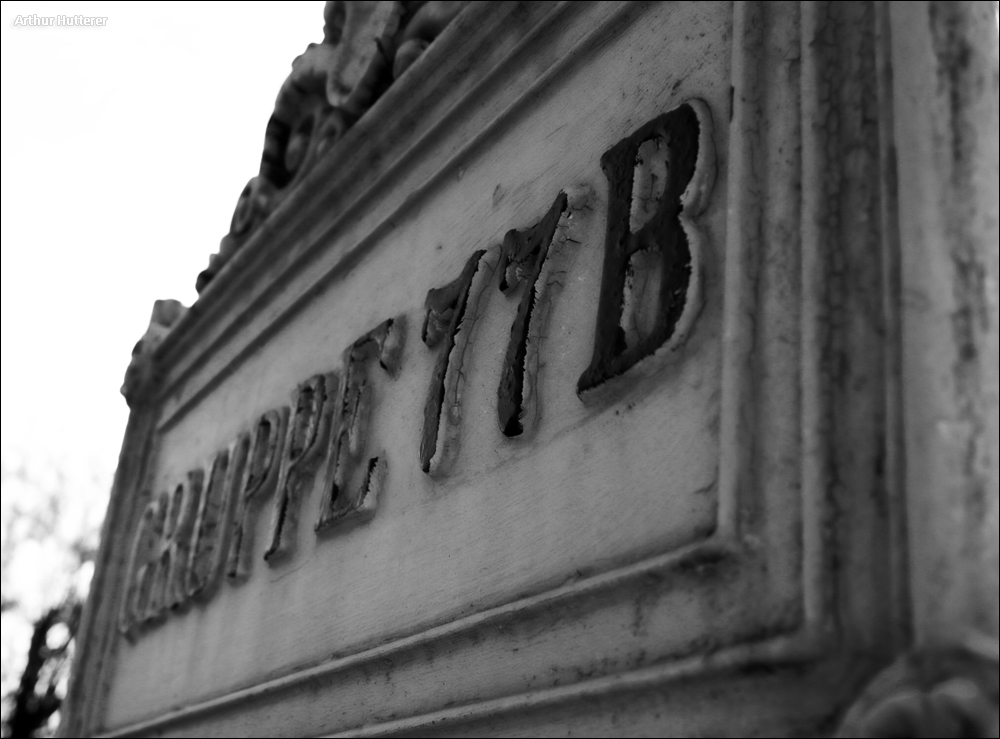 Gruppe 77B am Zentralfriedhof in Wien