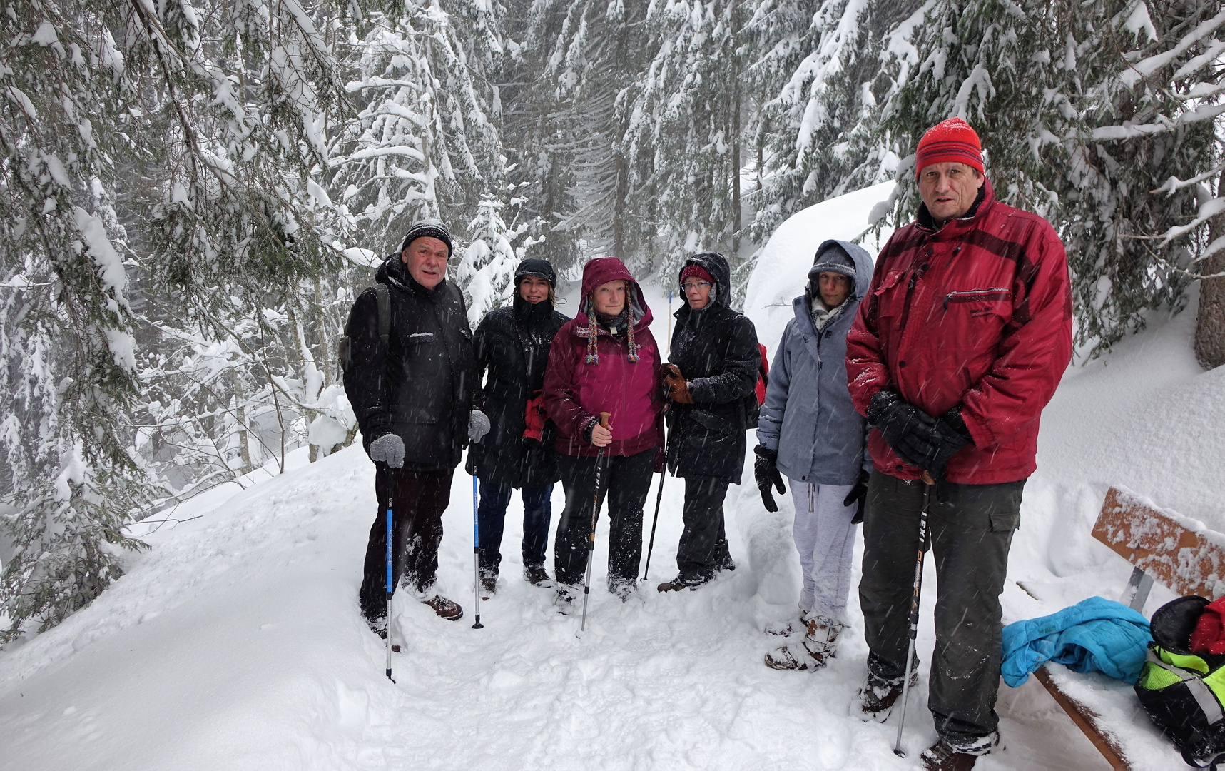 Gruppe Abstieg Bühlalpe