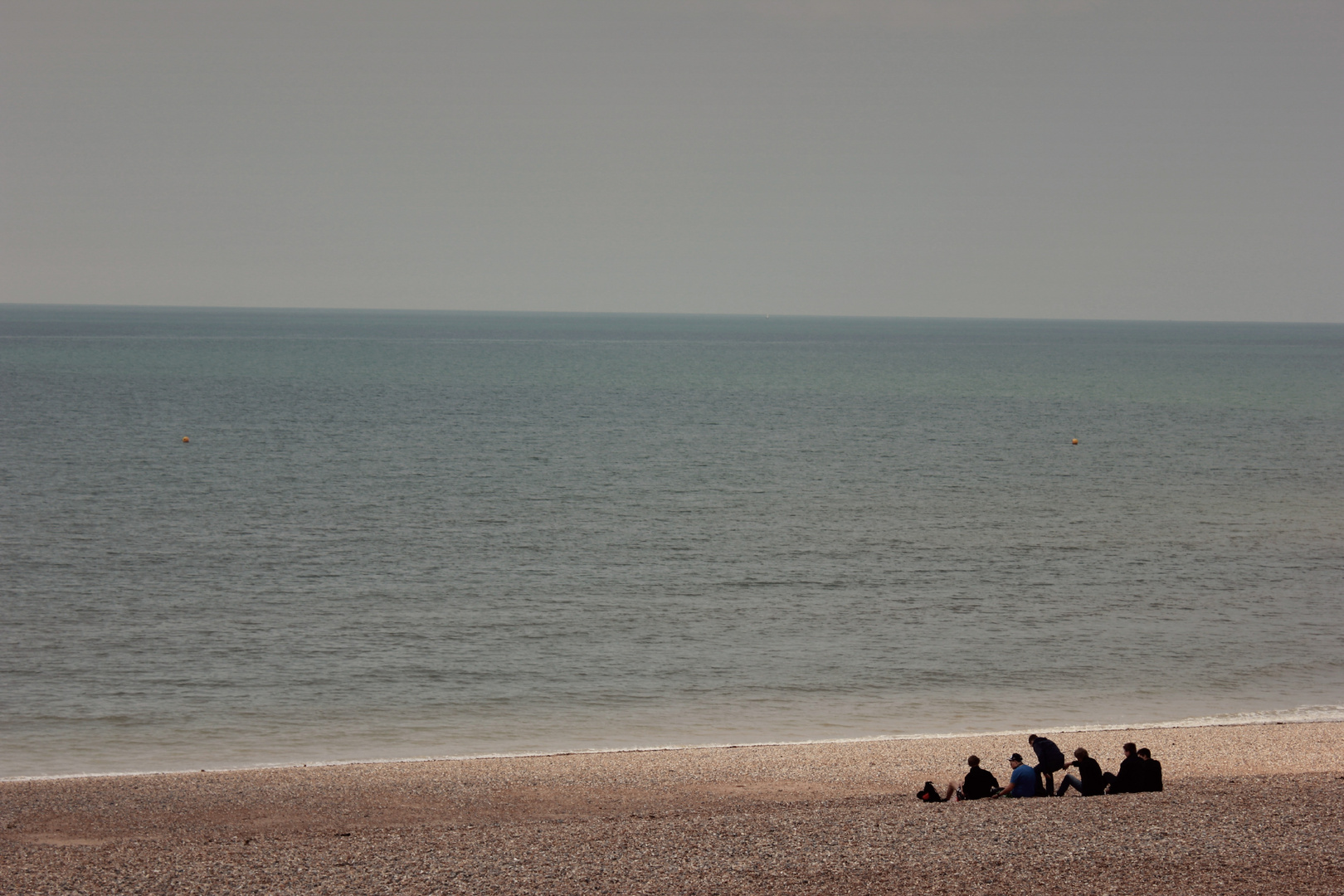 Gruppe am Strand