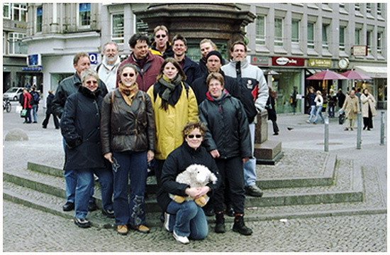 Gruppenbild am Gänsemarkt