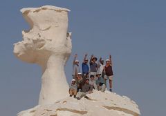 Gruppenbild Fotoreisen Weisse Wüste Oktober 2003