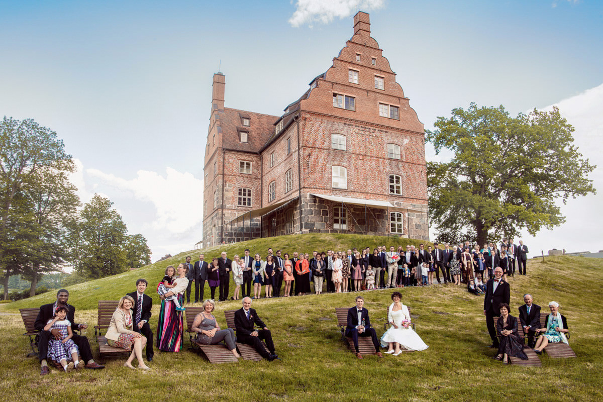 Gruppenbild Hochzeit 