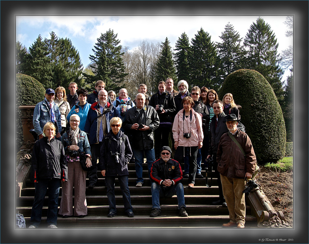 Gruppenbild im Sonnenschein