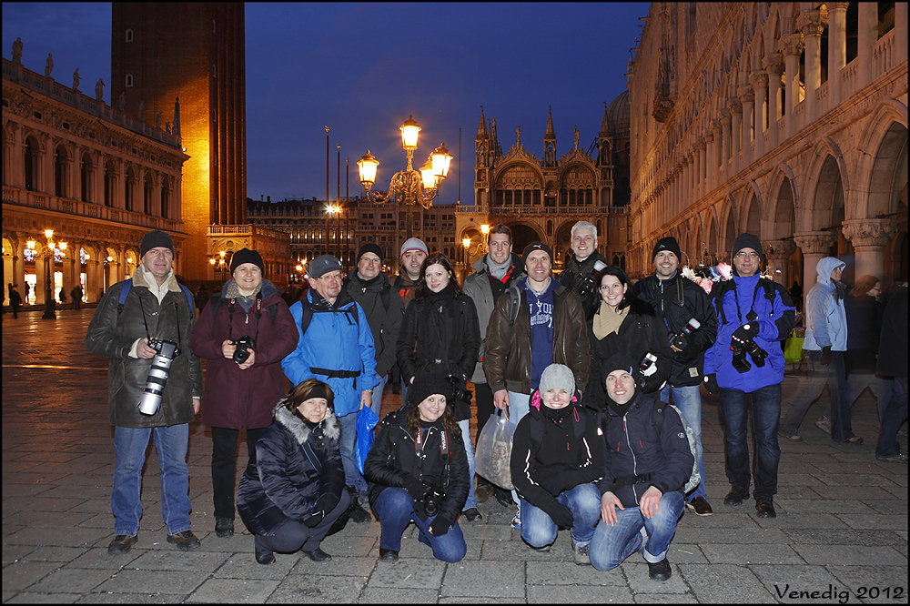 Gruppenbild Venedig 2012