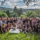 Gruppenfoto Hochzeit