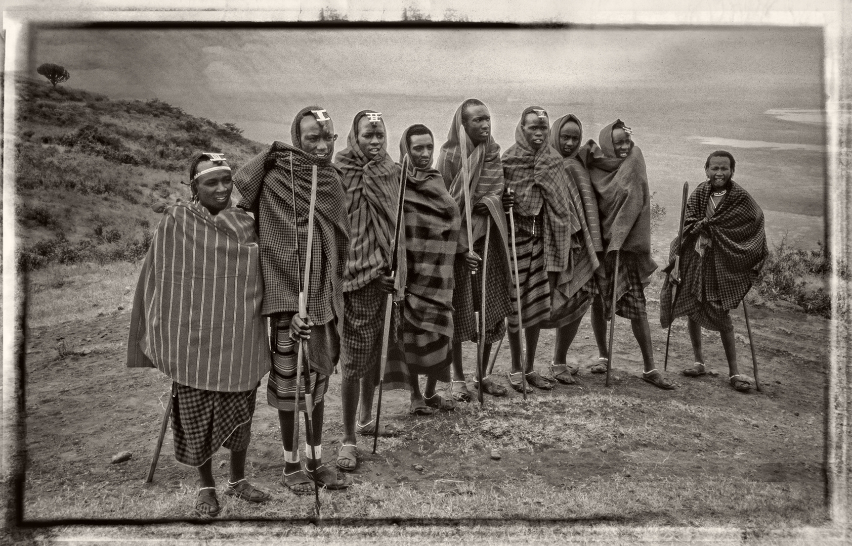 Gruppenfoto in Afrika