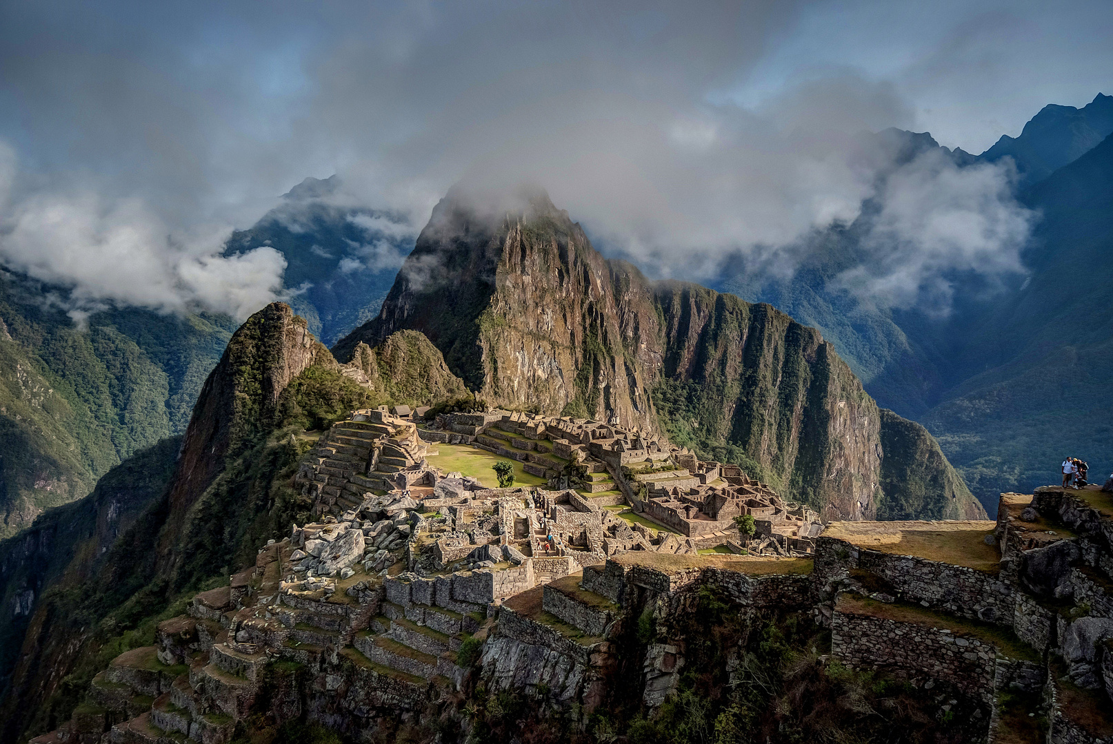 Gruppenfoto mit Machu Picchu