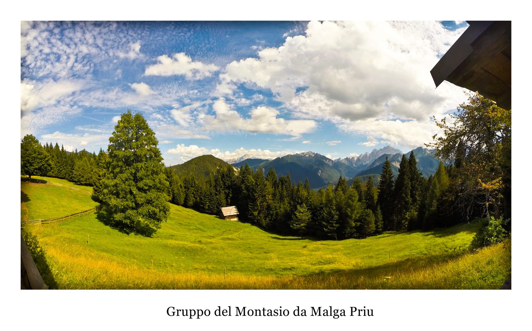 Gruppo del Montasio da Malga Priu