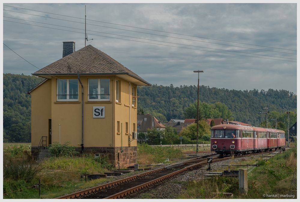 Gruß des Fahrdienstleiters