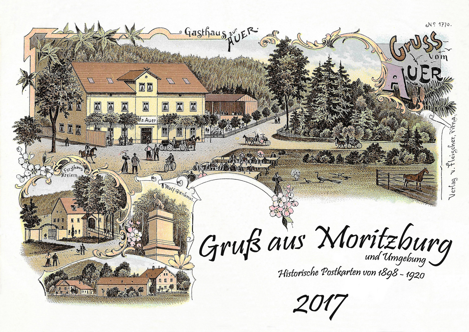 Gruß vom Auer bei Moritzburg 2017