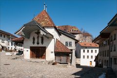 Gruyères im Städtchen