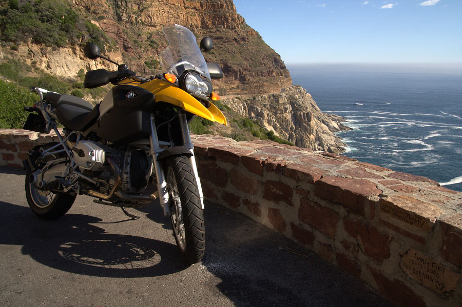 GS at Chapman's Peak Drive, South Africa