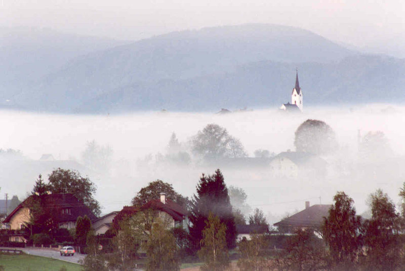 Gschwandt im Nebel