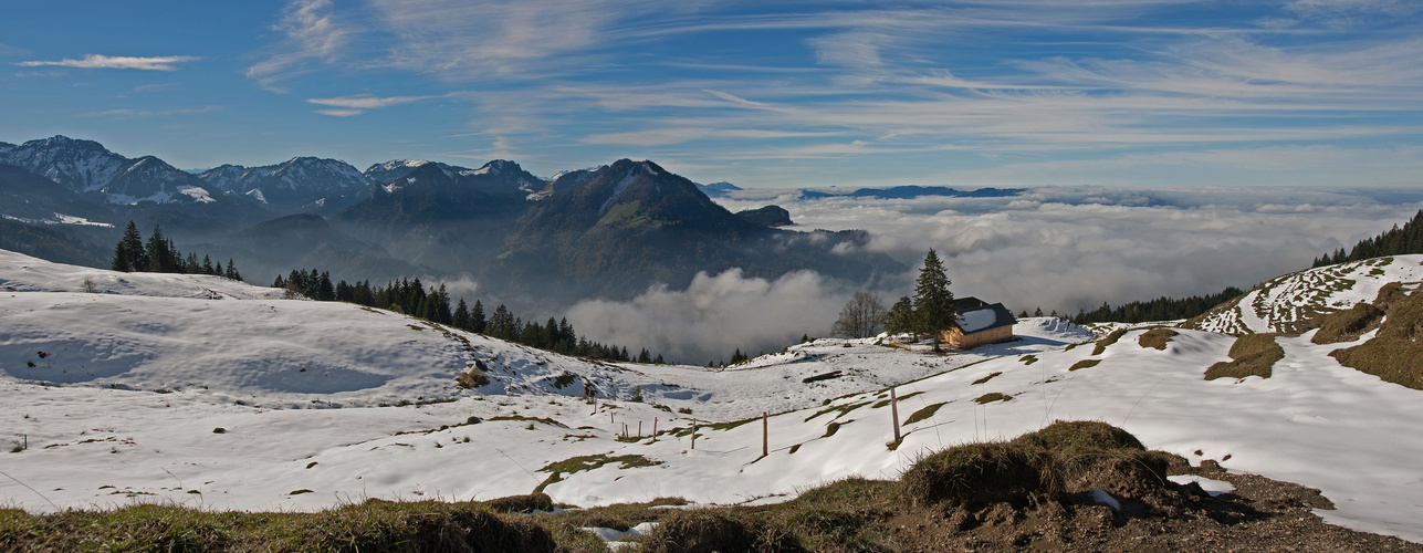 Gschwendalpe überm Nebelmeer